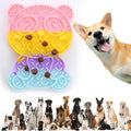 Lick Mat for Dogs & Cats with Suction Cups- 7.87" x 5.9" Dog Slow Feeder Mat- Non Slip Slow Feeder Lick Mat-Perfect for Yogurt Peanut Butter Treat Boredom Anxiety Reducer